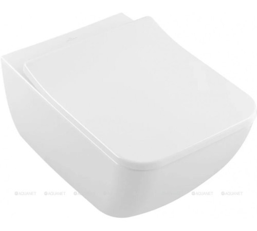 Унитаз подвесной Villeroy &amp; Boch Venticello 375x560 мм с сиденьем 4611RS01