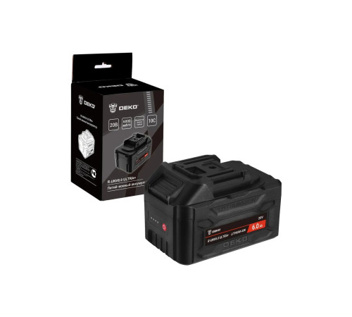 Аккумулятор DEKO R-UNV6.0 ULTRA+ Li-ion 20 В 6.0 Ач 083-