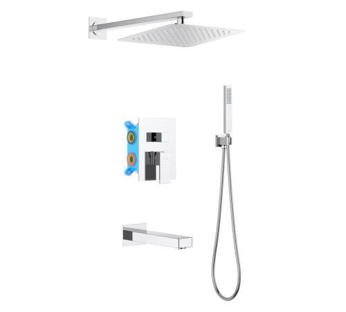 Душевой комплект Aquanet ЛИБРА Set 4 в 1 3 режима AQ1673CR