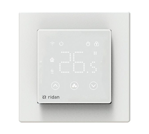 Термостат Ридан RSmart-SW Wi-Fi 230 В белый 088L1141R