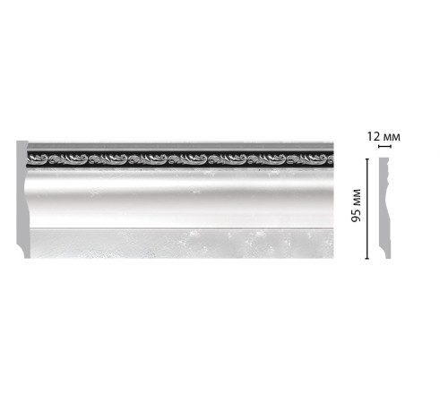 Плинтус напольный DECOMASTER 153-63 ДМ 95х12х2400 мм MAS34896
