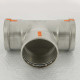 Тройник пресс Viega Sanpress Inox 108 мм нержавеющая сталь 482763