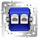 Механизм розетки Ethernet RJ-45 Voltum S70 VLS0602M