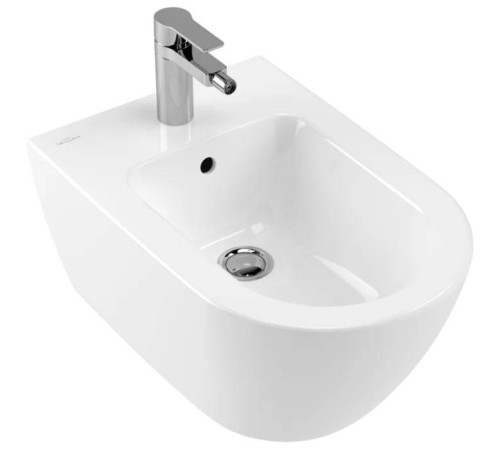 Биде подвесное Villeroy &amp; Boch Subway 2.0 37.5x56.5x28 см альпийский белый 54000001