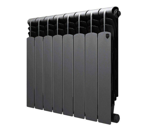 Радиатор биметаллический Royal Thermo Revolution Bimetall 500 2.0 8 секций Noir Sable 1425275