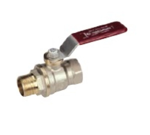 Кран шаровой Giacomini DADO 1 1/2 В-Н компактный рычаг никелированный R914LX027
