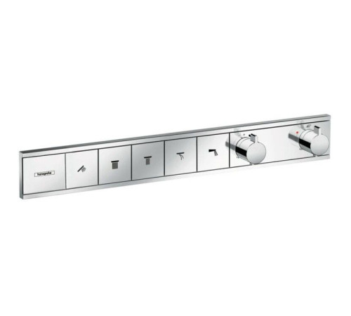 Термостат скрытого монтажа Hansgrohe RainSelect для 5 потребителей хром 15384000