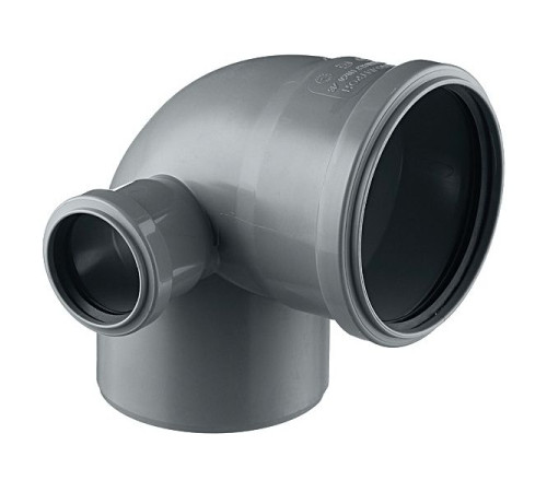 Отвод комбинированный 90° Ostendorf HT 110/50 мм с выходом слева 904024