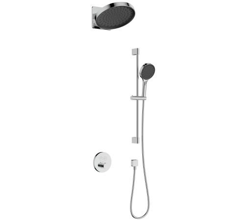 Набор для комплектации душа с термостатом Aquanet AQM 8403CR хром AQM8403CR