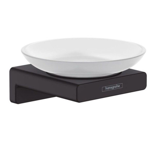 Мыльница Hansgrohe AddStoris матовый черный 41746670
