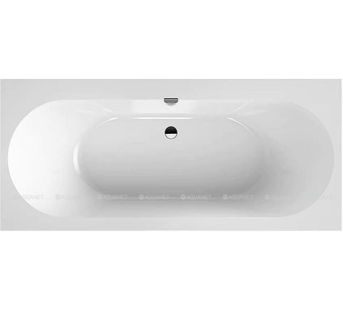 Ванна квариловая Villeroy &amp; Boch Oberon 2.0 170x75 см комплект с ножками и сливом-переливом UBQ170OBR2DV-01