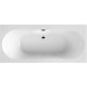 Ванна квариловая Villeroy &amp; Boch Oberon 2.0 170x75 см комплект с ножками и сливом-переливом UBQ170OBR2DV-01