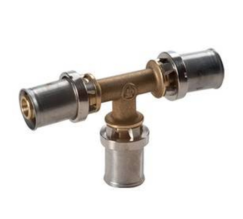 Тройник Giacomini RM151 16x2x20x2x16x2 мм латунный пресс RM151Y045