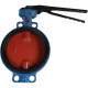 Затвор дисковый поворотный Tecofi VPI4448 DN 250 PN 16 межфланцевый с ручкой VPI4448-02EP0250