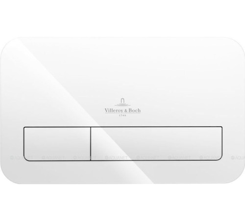 Клавиша смыва Villeroy &amp; Boch ViConnect белый стекло 922400RE