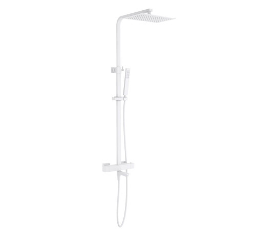 Душевая система Timo Tetra-thermo SX-0169/16 с термостатом белый матовый SX-0169/16