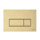 Панель смыва VitrA Root Square шлифованное золото 740-2325