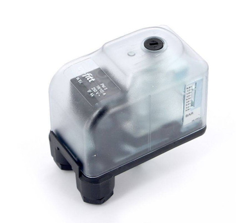 Реле давления UNI-FITT PM 5 с накидной гайкой 1/4 1-5 бар прозрачный корпус 261T0105