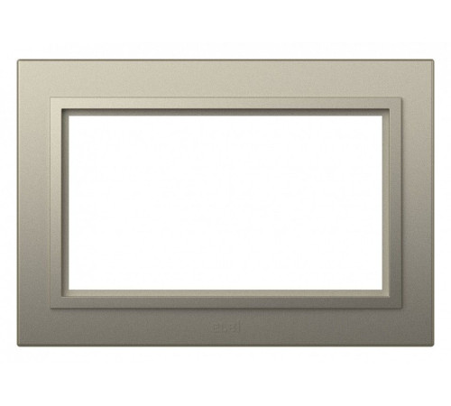 Рамка для двойной розетки Elbi Eleсtriс Zena 608-011400-907