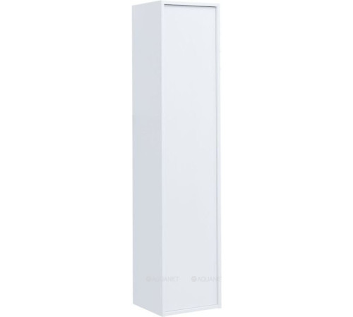 Шкаф-пенал Aquanet Lino Flat 35 белый глянец 00295039