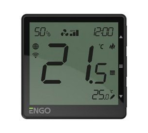 Терморегулятор универсальный Varmann EFAN-24B Wi-Fi Modbus 24 В встраиваемый черный EFAN-24B