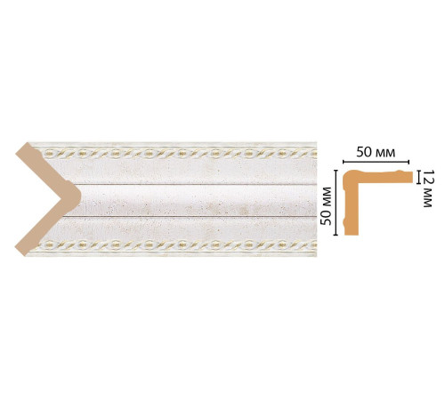 Угол интерьерный Decomaster 142-40 ДМ 50х50х2400 мм 142-40 ДМ