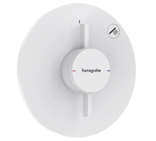 Смеситель для душа Hansgrohe DuoTurn S на 1 потребителя внешняя часть белый матовый 75618700