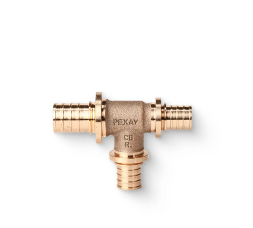 Тройник аксиальный REHAU RAUTITAN RX+ 32 x 20 x 20 мм бронза 14570863001