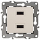 Розетка USB, без рамки Эра Эра 12 12-4110-02