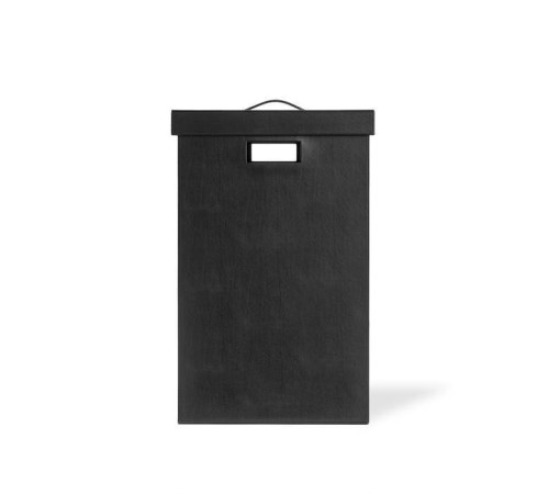 Корзина для белья Decor Walther Brownie WB 38.5x38.5x60.5 см черная кожа 0924960