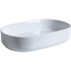 Раковина накладная Allen Brau FANTASY Oval 550x360 мм без отверстия белая 4.11022.20