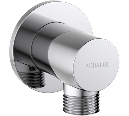 Шланговое подсоединение Aquatek хром AQ2456CR