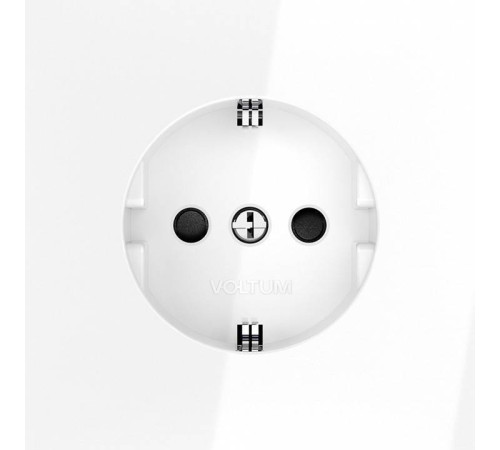 Розетка с заземлением и со шторкой, без рамки Voltum S70 VLS040201