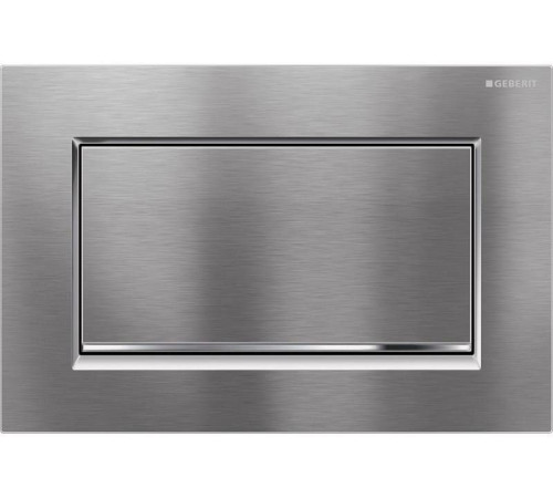 Клавиша смыва Geberit Sigma 30 смыв-стоп матовый хром/хром 115.893.KX.1