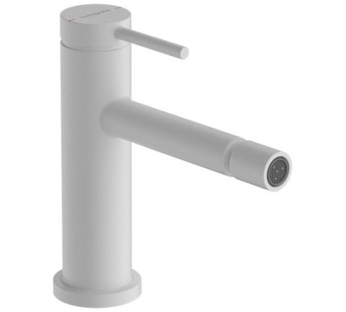 Смеситель для биде Hansgrohe Tecturis S со сливным гарнитуром белый матовый 73201700