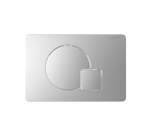 Панель смыва KDI QC Хром матовый 162x244 мм KDI-0000068