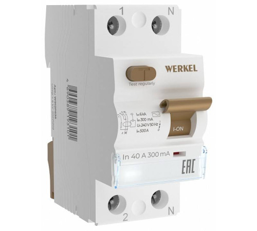 Устройство защитного отключения 1P Werkel W912P404