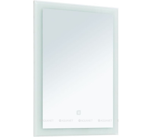 Зеркало Aquanet Монро 65x80 LED белый матовый 00243584
