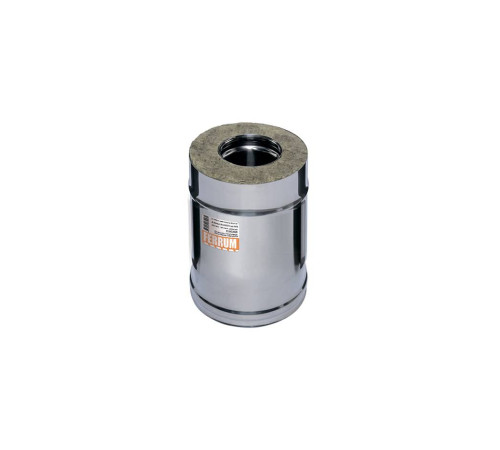 Труба сэндвич Ferrum 0.25 м 115/200 мм AISI 430 0.8 мм/Нерж Af3832