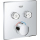 Смеситель для душа GROHE Grohtherm SmartControl внешняя часть на 2 выхода хром 29148000