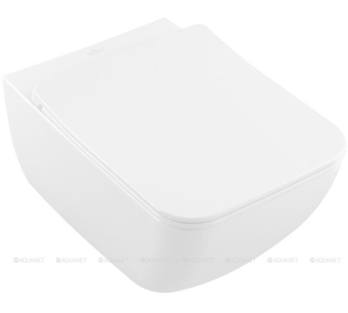 Унитаз подвесной Villeroy &amp; Boch Venticello 375x560 мм с сиденьем 4611RL01