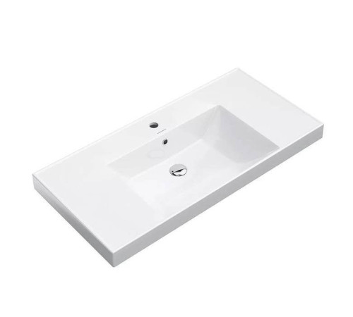 Раковина подвесная Kerama Marazzi CUBO 100 белая глянцевая CU.wb.100