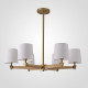Люстра на штанге Imperiumloft Jorgenson White/Light wood STAVRA01