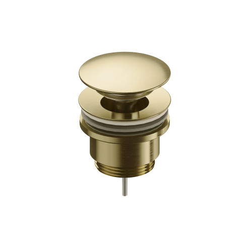 Донный клапан Aquanet PushOpen золото шлифованное AQM7003BG