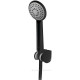 Душевой гарнитур Bravat D288BM-RUS (лейка, шланг, держатель) черный матовый D288BM-RUS