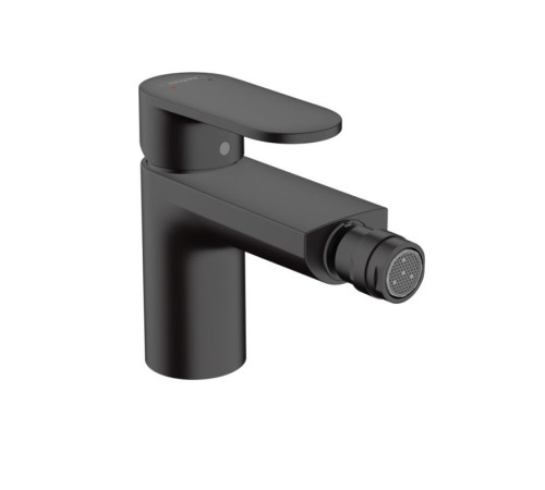 Смеситель для биде Hansgrohe Vernis Blend со сливным гарнитуром черный матовый 71210670