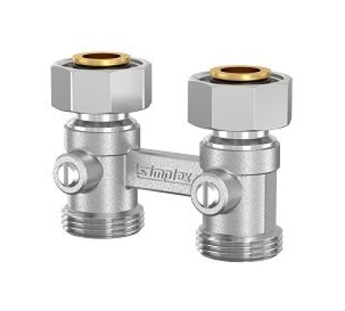 Узел нижнего подключения Simplex Standard Line D2/50 прямой 3/4x3/4 с конусными вставками F10015