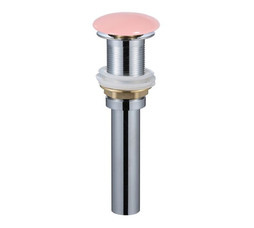 Донный клапан AQUAMET PushOpen без перелива розовый матовый AQM7002-0MP