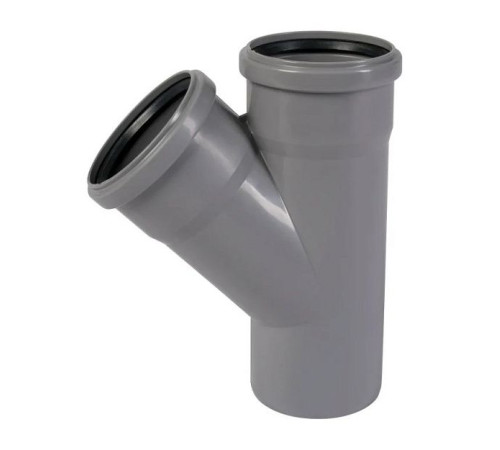 Тройник для внутренней канализации Ostendorf HTEA 75/75 мм 45° 113200