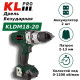Аккумуляторная дрель-шуруповерт KLPRO KLNM18-20 18 В 2.0 Ач Li-ion 40 Нм KLNM18-20